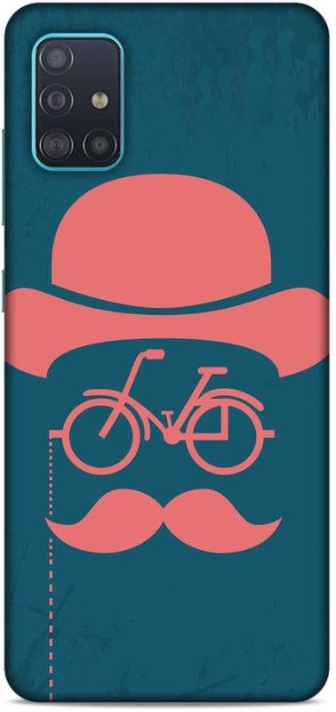Keviv Back Cover for Samsung Galaxy A51  (Blue, Pink)