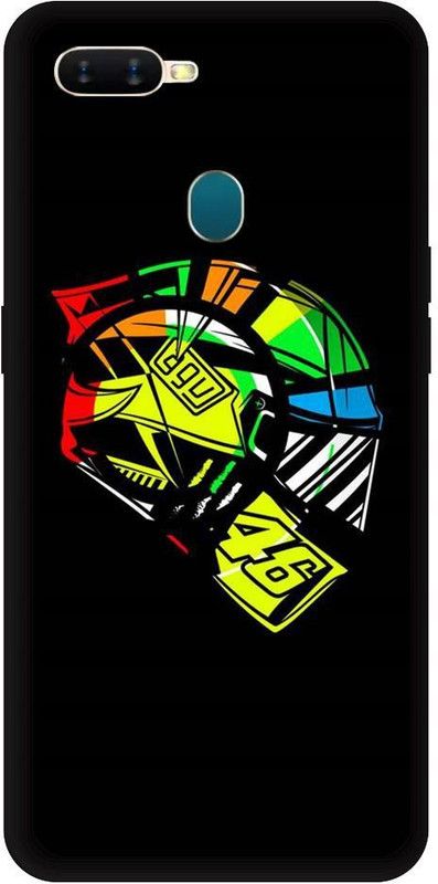 URCHIN Back Cover for RealmeU1 valentino rossi, vr46, vr46 helmet, agv, bike rider, motogp  (Multicolor, Shock Proof, Pack of: 1)