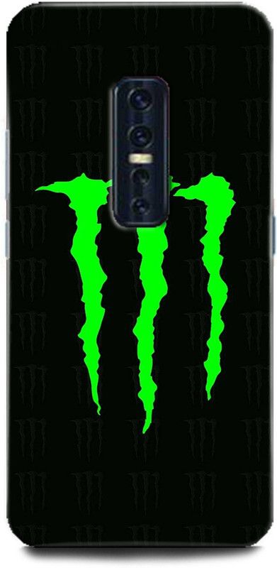 Afterglow Back Cover for Vivo V17 Pro  (Black, Shock Proof)