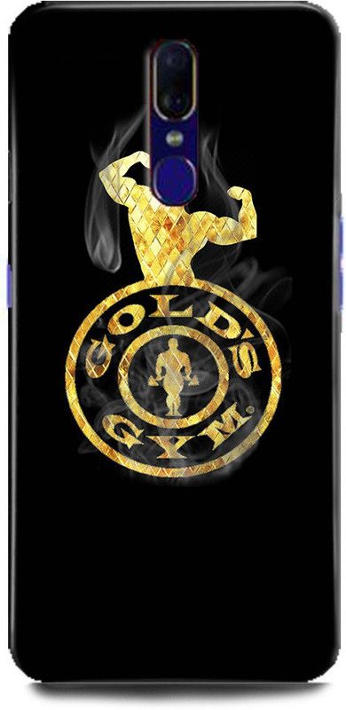FIKORA Back Cover for OPPO F11/CPH1911 GOLD GYM PRINTED  (Multicolor, Hard Case, Pack of: 1)