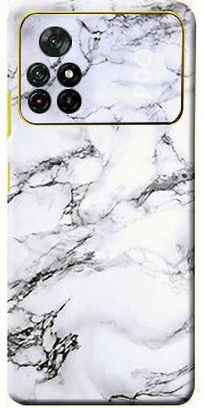 TJ CREATION POCO X4 Pro 5G Mobile Skin  (Ultra Super MARBLE Skin With High Matte Finish.)