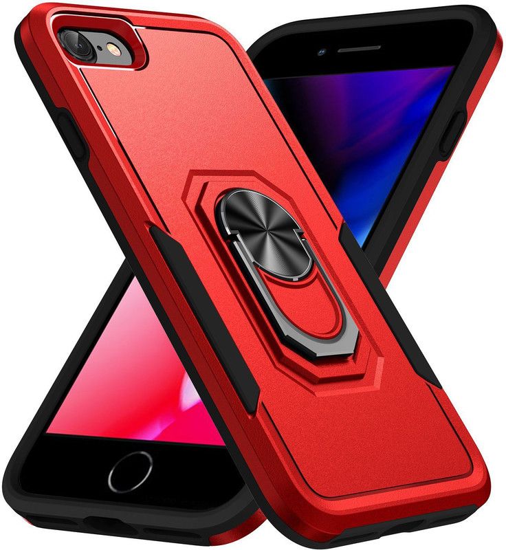 Mofi Back Cover for Apple iPhone 7 / iPhone 8 / iPhone SE  (Red, Dual Protection, Pack of: 1)