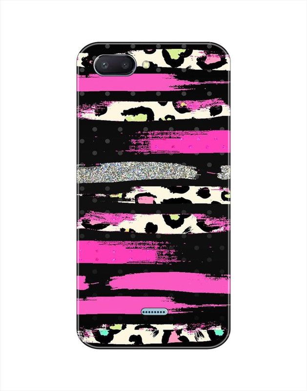 Smutty Back Cover for Mi Redmi 6A - Strokes Print  (Multicolor, Hard Case, Pack of: 1)