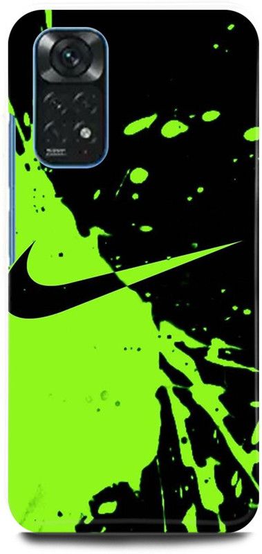 FIKORA Back Cover for Redmi Note 11, NIKE, SIGN, LOGO, EMBLEM  (Green, Hard Case, Pack of: 1)