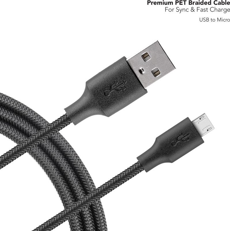 zbox Lightning Cable 2.4 A 1.2 m Copper Braiding Premium Quality 1m Fast Charging Mobile Lightning Braided data cable for Iphones,ipads Black  (Compatible with All iPhones, iPad, Macbook, PC, Black, One Cable)