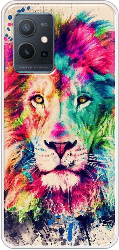 Oye Stuff Back Cover for Vivo Y75 5G  (Multicolor, Grip Case, Silicon)