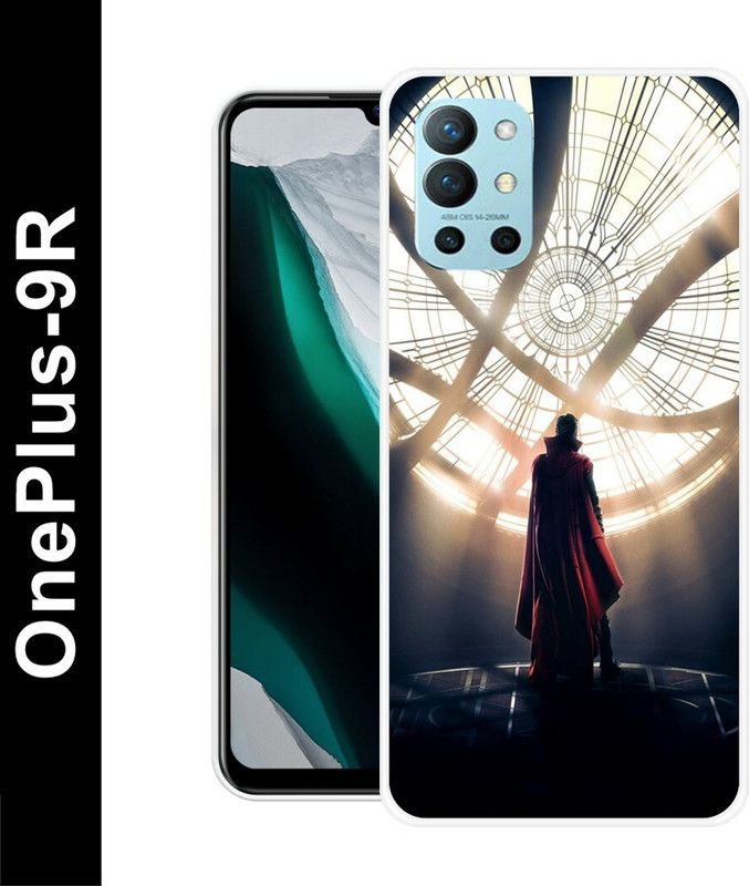 Akrish Back Cover for OnePlus 9R  (Multicolor, Silicon, Pack of: 1)