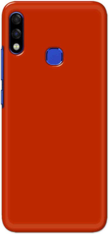 NDCOM Back Cover for Infinix Hot 7 Pro Solid Red Printed  (Multicolor, Hard Case, Pack of: 1)