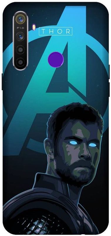Vinsmoke Back Cover for Realme 5 Avengers, Avengers Logo, Superhero  (Multicolor, Shock Proof, Pack of: 1)