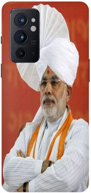 PICHKU Back Cover for ONE PLUS 9RT- MT2110-BJP,BHARTIYE,JANTA,PARTY,POLTICAL,PM,MODI,KAMAL,YOGI,LION  (White, Hard Case, Pack of: 1)