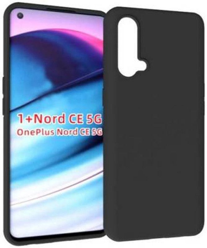 EASYKARTZ Back Cover for OnePlus Nord CE 5G  (Black, Pack of: 1)