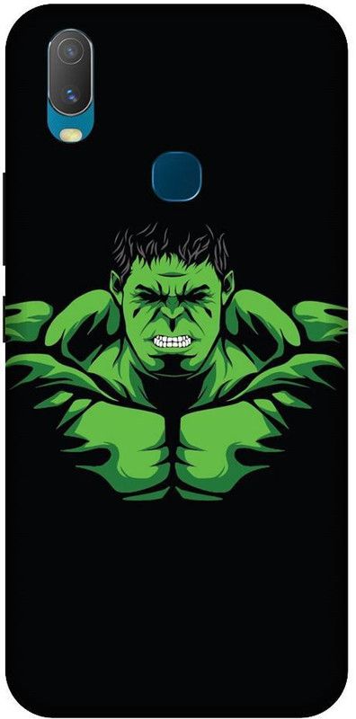 URCHIN Back Cover for Vivo Y11 Hulk, Marval, superhero, cartoon, Hulk cover  (Multicolor, Shock Proof, Pack of: 1)