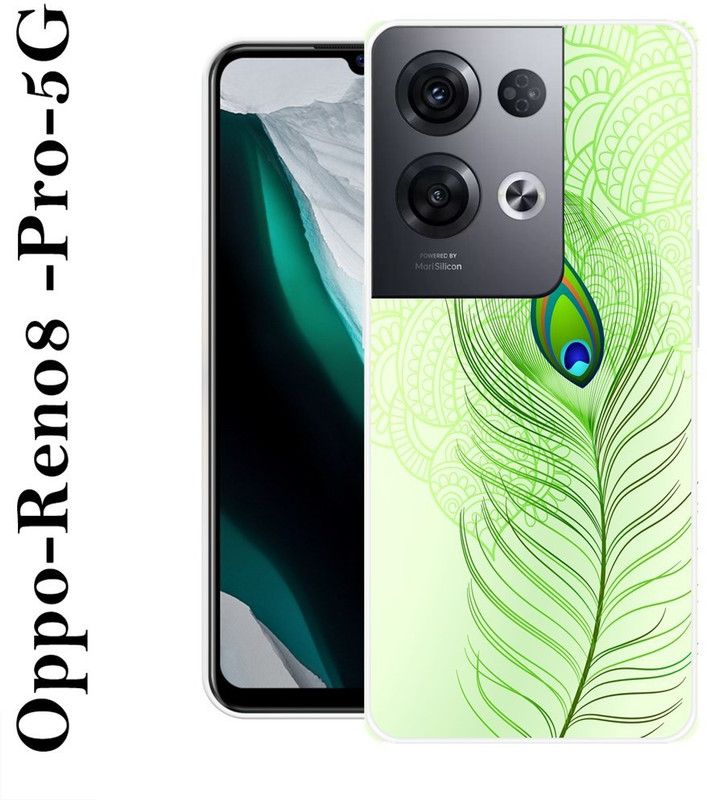 Sswastik Back Cover for Oppo Reno8 Pro 5G  (Green, Grip Case, Silicon)