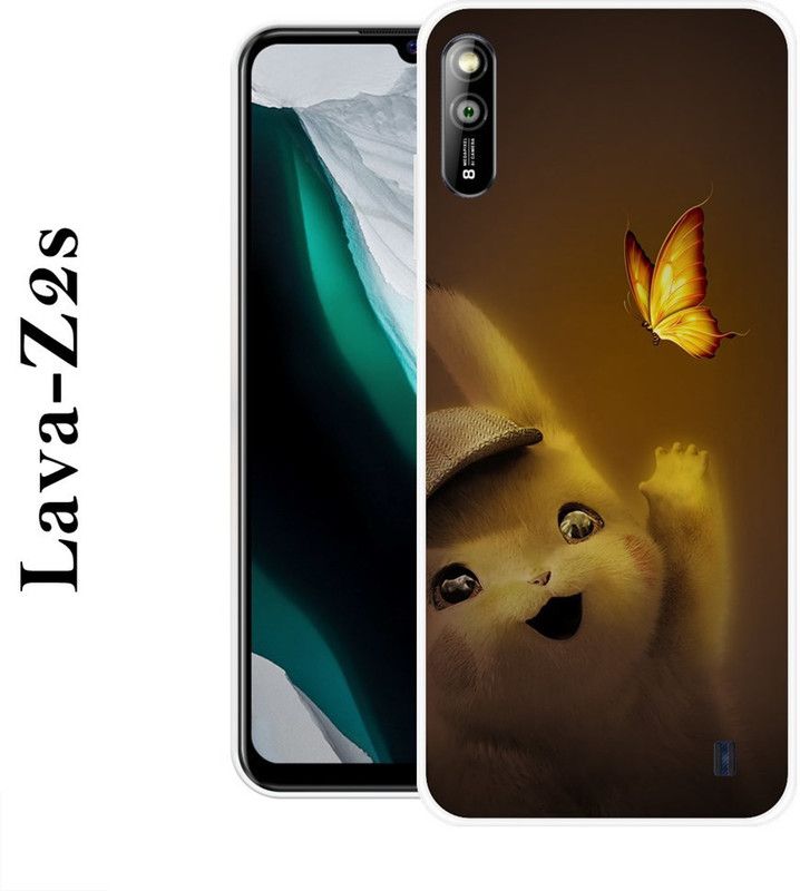 REDFLY Back Cover for Lava Z2S  (Brown, Yellow, Grip Case, Silicon)