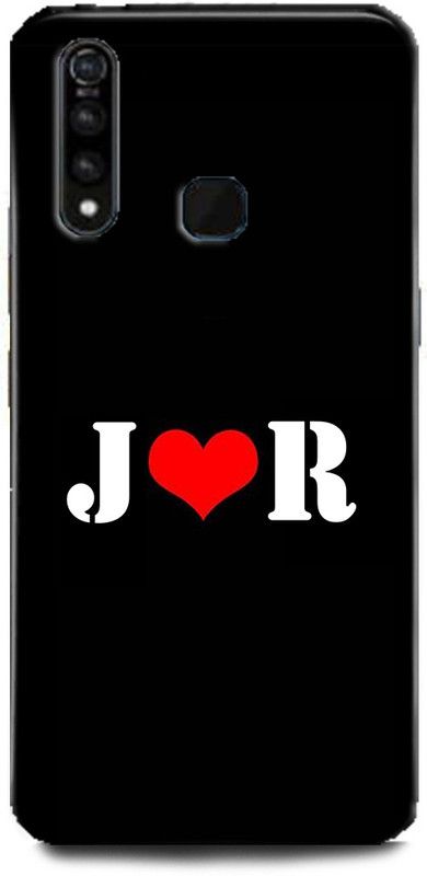 Afterglow Back Cover for Vivo Z1Pro J R, J LOVES R, NAME, LETTER, ALPHABET, JR LOVE, HART  (Multicolor, Shock Proof, Pack of: 1)