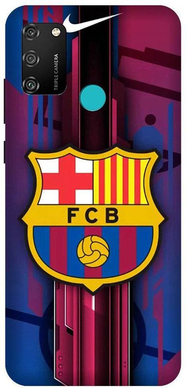 URCHIN Back Cover for Honor9A FCB, Barcelona, Football club, Messi, Sports, Football  (Multicolor, Shock Proof, Pack of: 1)