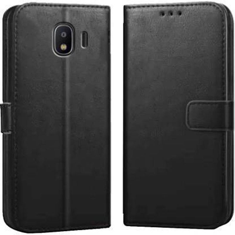 Urban Tech Flip Cover for Samsung Galaxy J2 2018Flip Case | Magnetic Closure | Shock Proof Wallet Flip Cover  (Black, Magnetic Case, Pack of: 1)
