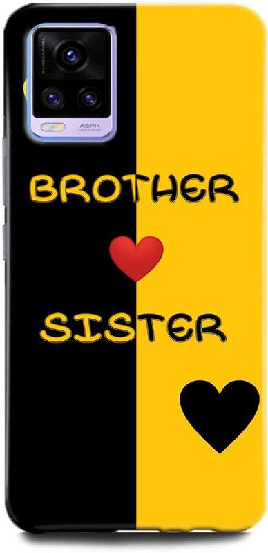 Afterglow Back Cover for Vivo V20 pro BROTHER, SISTER, MOTHER, LIFE LINE BROTHER SISTER, LOVE, QUOTES  (Multicolor, Shock Proof, Pack of: 1)