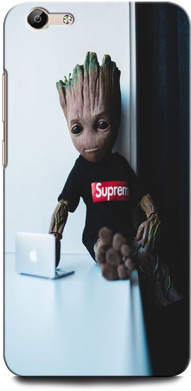 GRAFIQE Back Cover for Vivo Y66/ Vivo Y67 1609 GROOT, BABYGROOT, GUARDIANSOFGALAXY, MARVEL, COMIC  (Multicolor, Shock Proof, Pack of: 1)