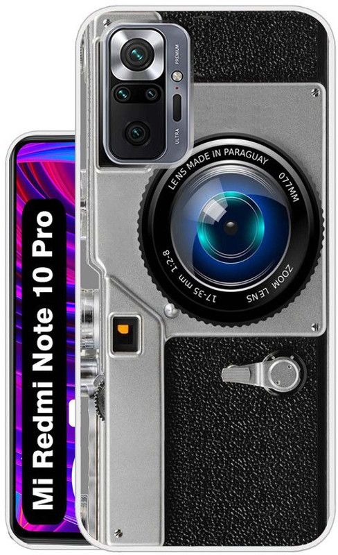 Case Club Back Cover for Mi Redmi Note 10 Pro Max, Mi Redmi Note 10 Pro  (Grey, Grip Case, Silicon)