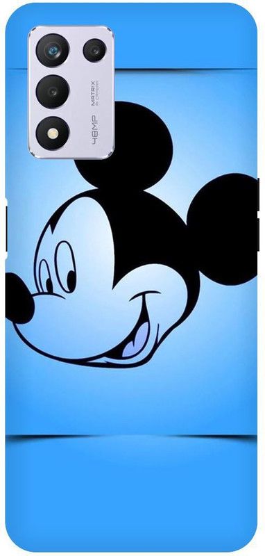 THE NARAYANA COLLECTIONS Back Cover for REALME 9 SE- RMX3461-MINNIE,MOUSE,CARTOON,LOVE,CUTE,SMILE  (Multicolor, Hard Case, Pack of: 1)