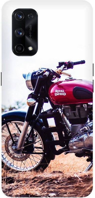 Bluvver Back Cover for Realme X7 Pro, RMX2121, Printed Royal Enfield ,Bullet,bike Back Cover  (Multicolor, Hard Case, Pack of: 1)