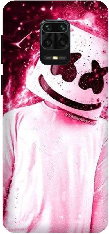 3D U PRINT Back Cover for POCO M2 Pro,MZB9623N pubg,white marshmallow,printed back cover  (Multicolor, Waterproof)