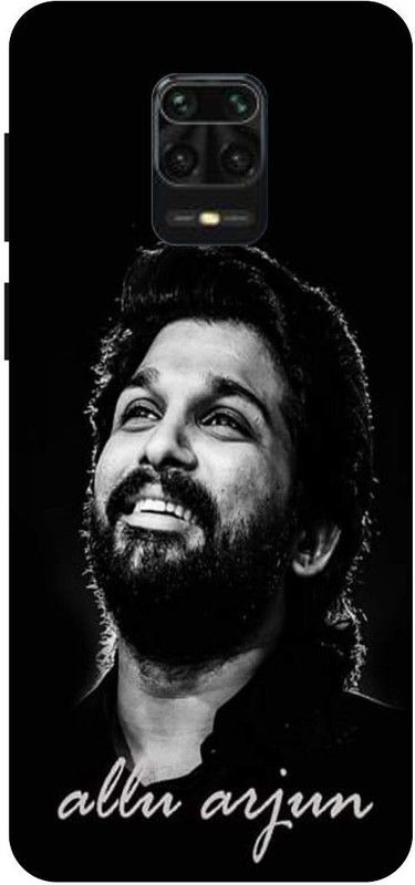 THESTONEWELL Back Cover for Redmi Note9pro allu arjun south star actor cases cover  (Multicolor, Shock Proof, Pack of: 1)