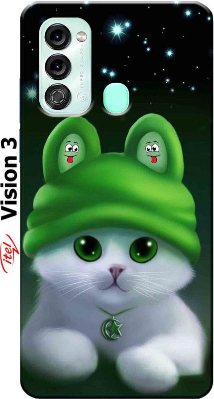 stroxy Back Cover for Itel Vision 3 2847  (Multicolor, Dual Protection, Silicon, Pack of: 1)