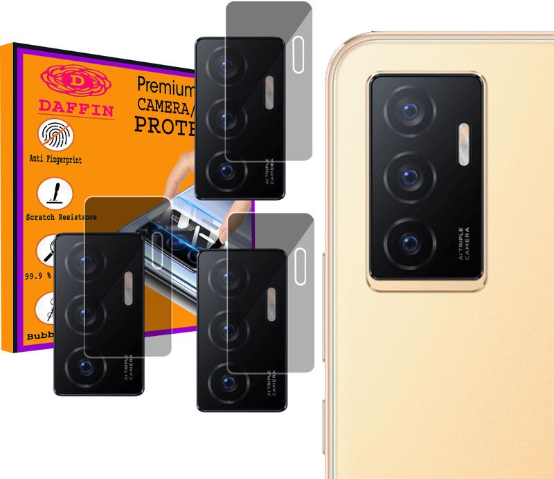DAFFIN Back Camera Lens Glass Protector for VIVO V23e 5G  (Pack of: 3)