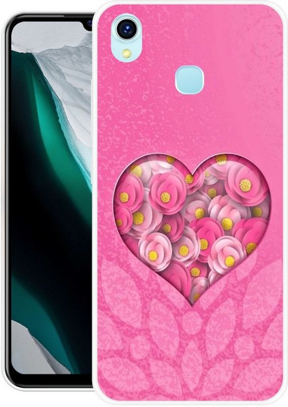 ALPEEDA Back Cover for Vivo Y1s 2021 edition  (Multicolor, Grip Case, Silicon, Pack of: 1)