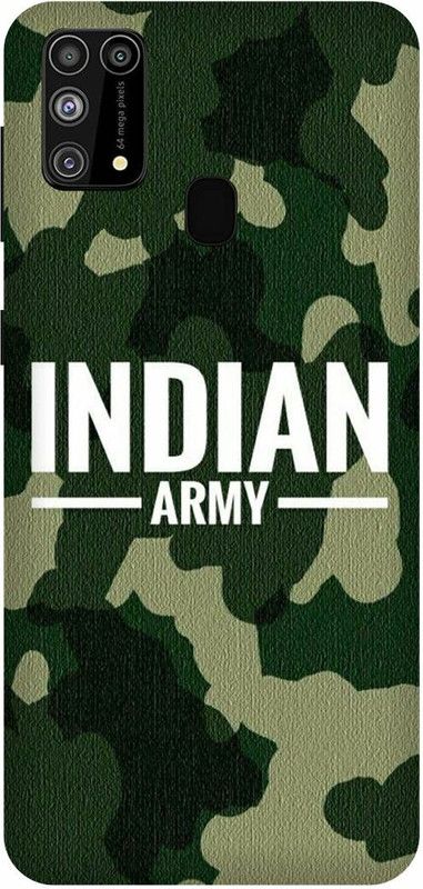 FRONK Back Cover for SAMSUNG Galaxy F41, INDIAN, ARMY, SOLDIER, MILITRY, FOJI  (Khaki, Hard Case, Pack of: 1)