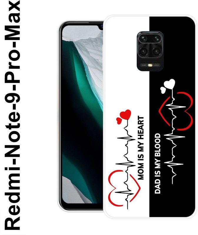 KUDI Back Cover for Redmi Note 9 Pro Max  (Multicolor, Grip Case, Silicon)