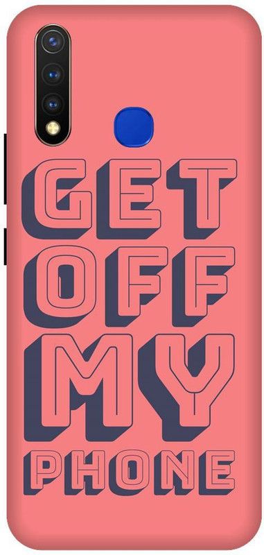 UMPRINT Back Cover for Vivo U20  (Pink, Hard Case, Pack of: 1)
