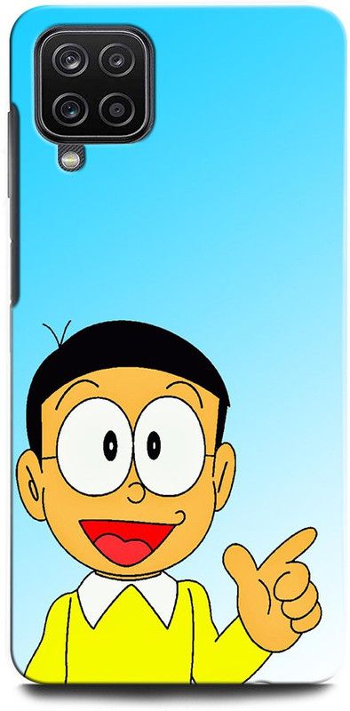 ORBIQE Back Cover for SAMSUNG Galaxy A22 SIZUKA, NOBITA, CARTOON, FUNNY, CUTE, DORAEMON, NOBITA LOVE  (Multicolor, Hard Case, Pack of: 1)