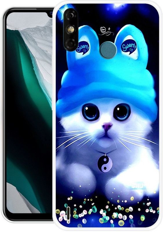 REALKING Back Cover for Tecno Spark 4 Air  (Multicolor, Grip Case, Silicon)