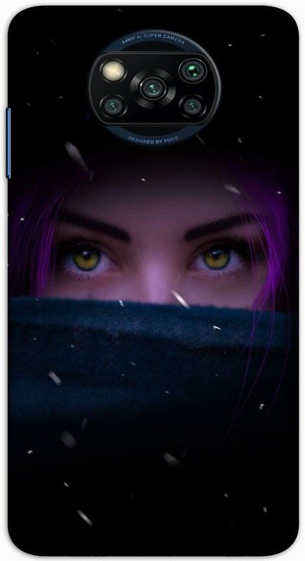 CROKIAN Back Cover for POCO X3  (Multicolor, Hard Case)