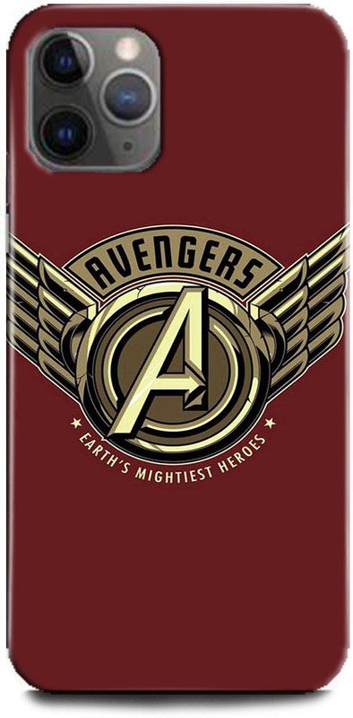 INDICRAFT Back Cover for Apple iPhone 11 Pro AVENGERS, LOGO, MARVEL, COMIC, SUPERHERO  (Multicolor, Shock Proof, Pack of: 1)