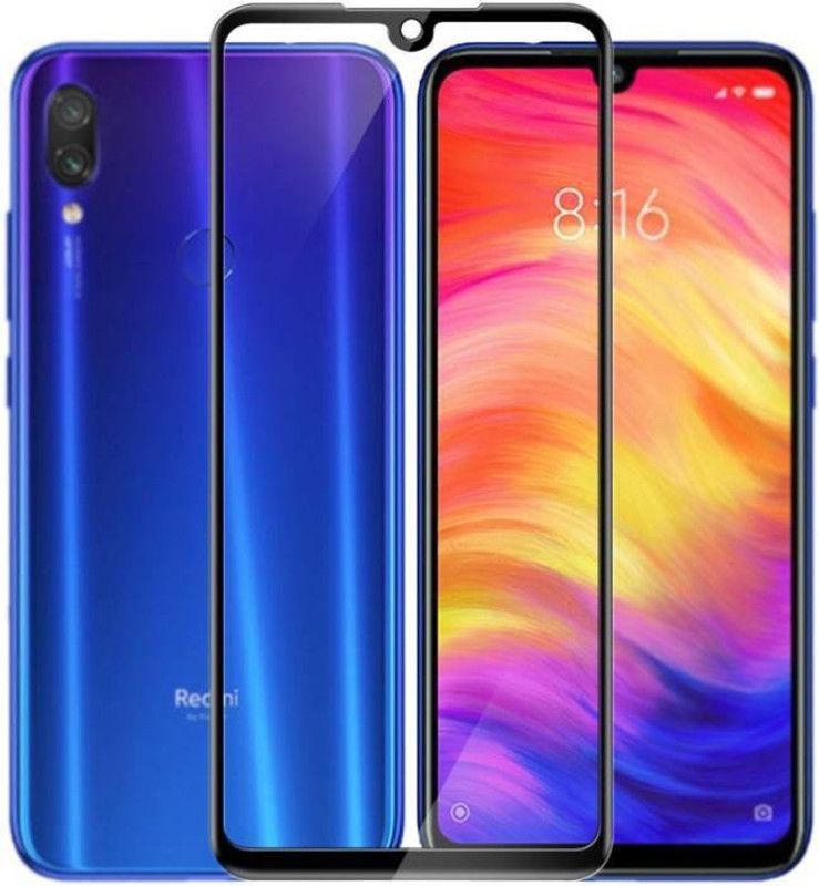 NaturalBuy Edge To Edge Tempered Glass for Xiaomi Redmi 7 (6D Full Glue Tempered Glass)  (Pack of 1)
