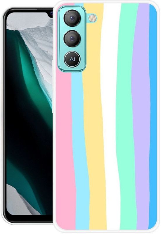 Krtagy Back Cover for Tecno Pop 5 pro, Tecno Pop 5 Lite  (Multicolor, Dual Protection, Silicon, Pack of: 65)