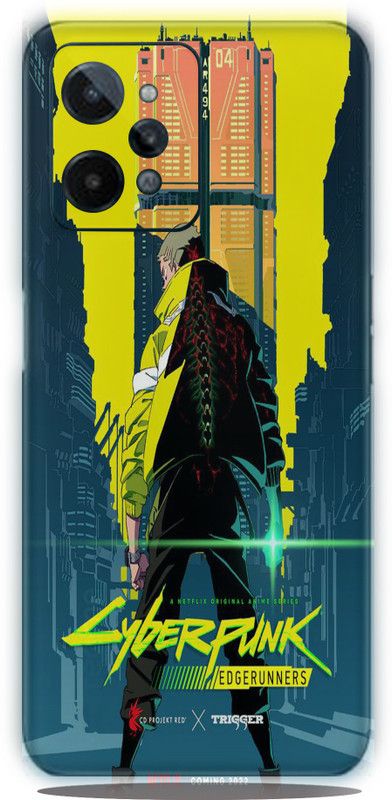 Mclaxa Cyberpunk Edgerunner Mobile Back Skin, Cyberpunk Edgerunner, Realme C31 Mobile Skin  (Cyberpunk Edgerunner Skin With Super Matte Finish)