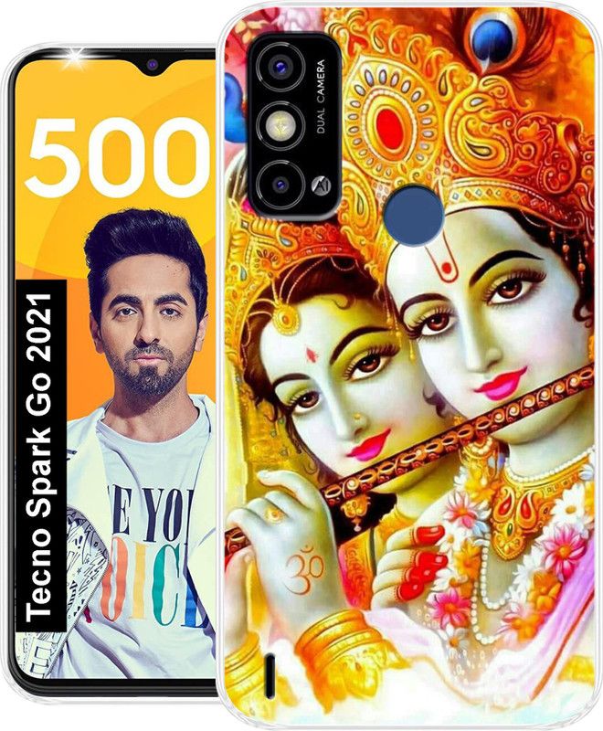 SmartGoldista Back Cover for Tecno Spark Go 2021 Back Cover  (Multicolor, Grip Case, Silicon)