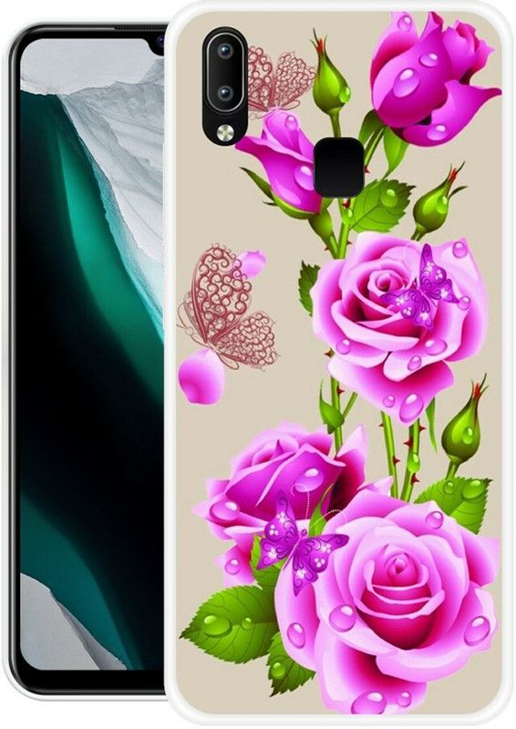 RJ14 (Online) Back Cover for Vivo Y91  (Multicolor, Grip Case, Silicon, Pack of: 1)