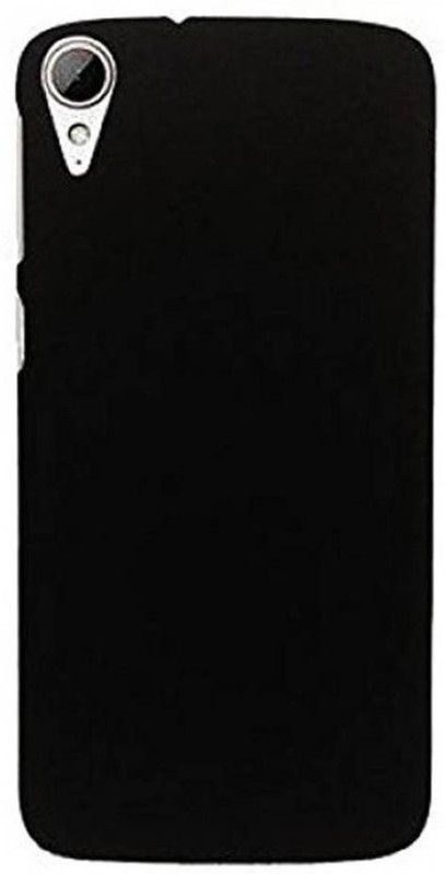 MOBIRUSH Back Cover for HTC 828  (Black, Silicon)