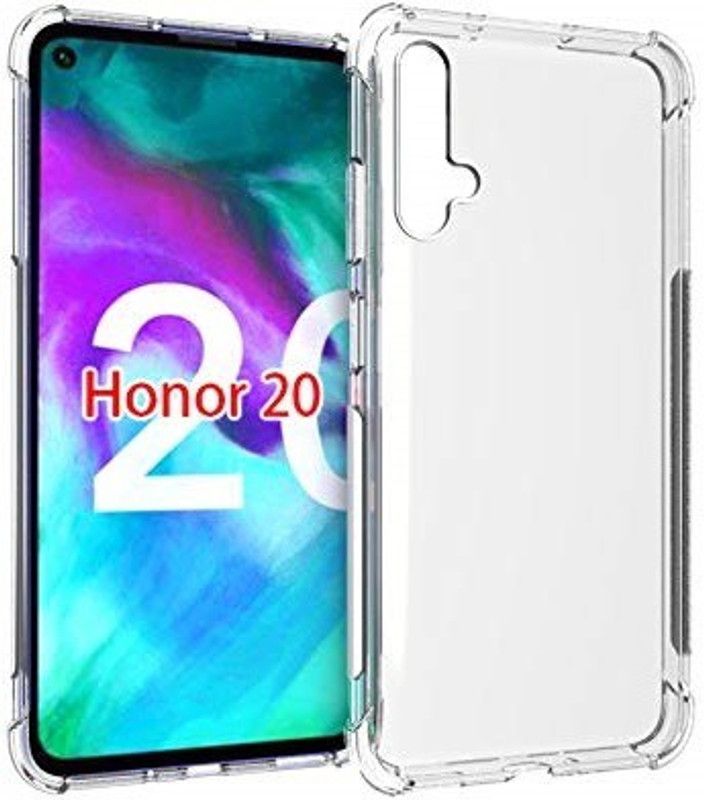 NEXZONE Back Cover for HONOR 20  (Transparent, Grip Case, Silicon, Pack of: 1)