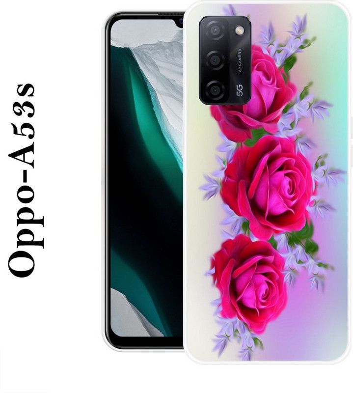BAGRA Back Cover for Oppo A53s  (Multicolor, Silicon)