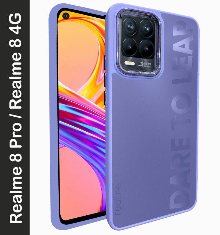 Artistque Back Cover for Realme 8 Pro,Realme 8 4G  (Purple, Matte Finish, Pack of: 1)