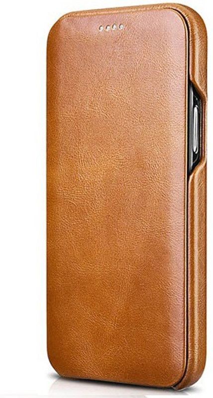 HITFIT Flip Cover for Samsung Galaxy A60  (Brown, Hard Case, Pack of: 1)