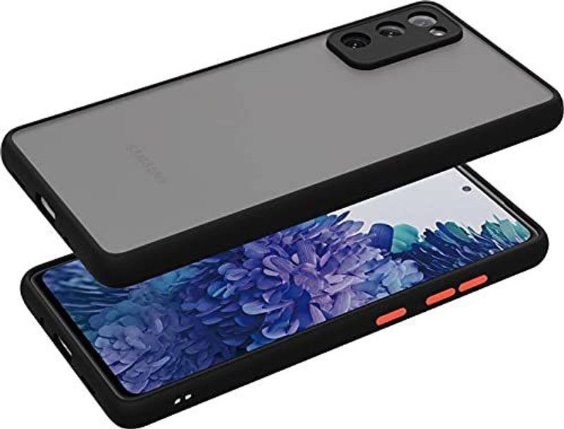 MobiWay Back Cover for Samsung Galaxy S20 FE  (Black, Camera Bump Protector, Pack of: 1)