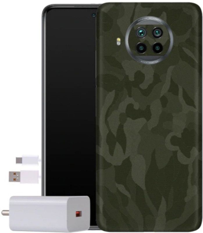 RAFIWRAP Mi 10i (Back+Camera+Side) Mobile Skin  (Green Camo)